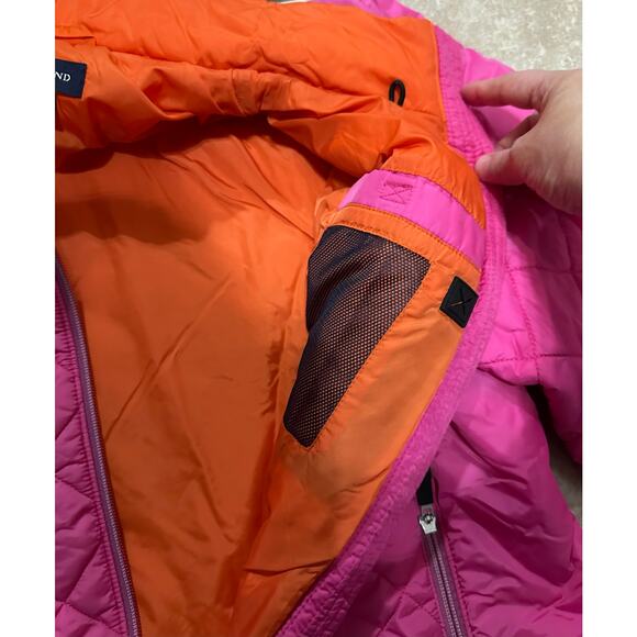 Land’s End Girls Quilted Coat Size Large 12/14 Pink - Picture 4 of 7